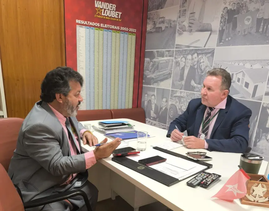 Reunião em Brasília define pautas estratégicas  no gabinete do deputado Vander Loubet