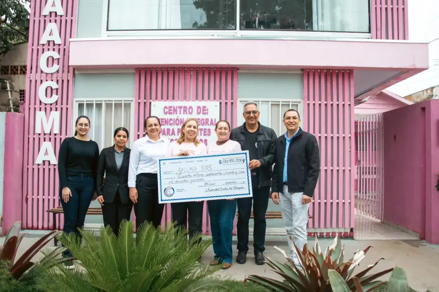 UCP de Pedro Juan doa mais de 30 mil reais a  Associação de Combate ao Câncer de Pedro Juan