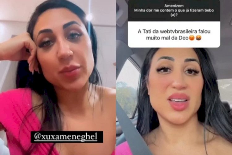 Irmã de Deolane ofende Tati, ataca Felipeh Campos e menospreza Xuxa