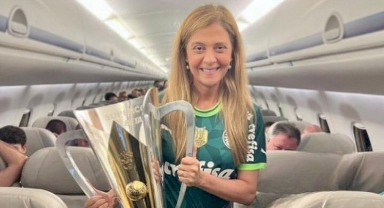 Conheça o avião de R$ 280 milhões que Leila Pereira comprou para o Palmeiras